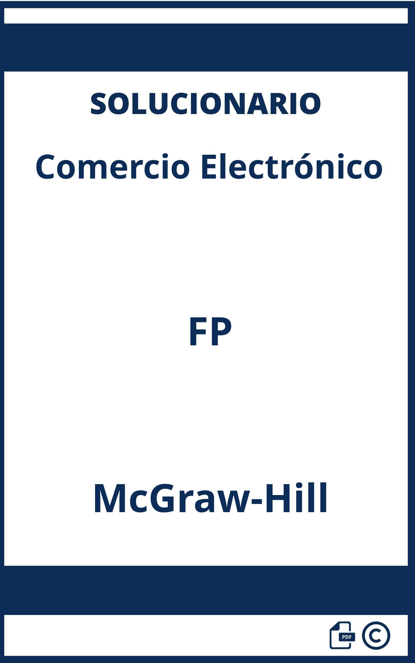 Solucionario Comercio Electrónico FP McGraw-Hill